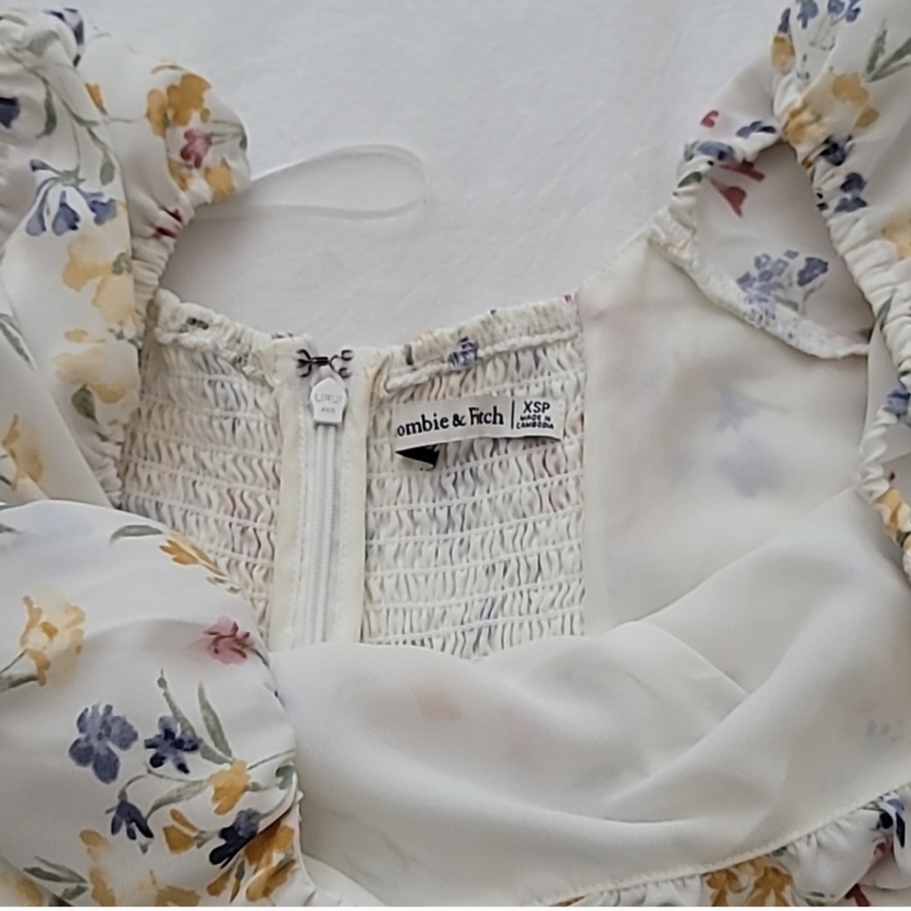 Abercrombie & Fitch floral summer dress size XS - Picture 5 of 6